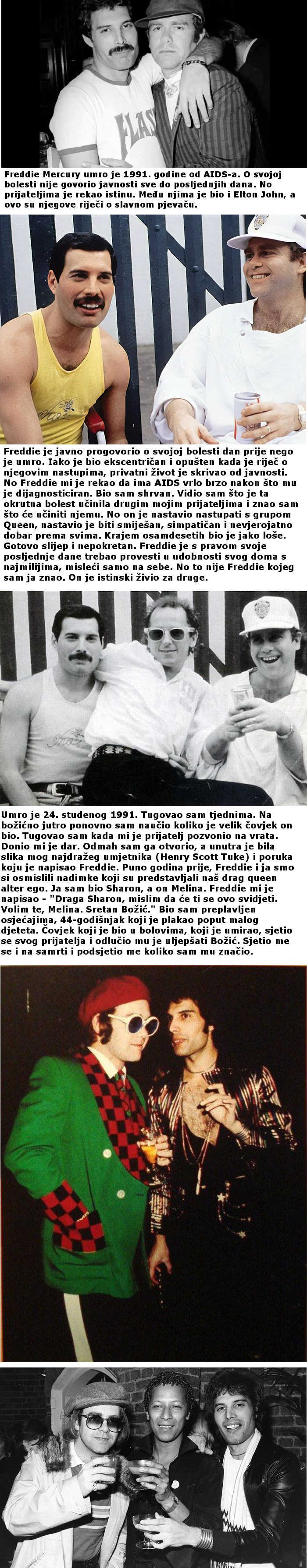 Elthon John podijelio je dirljivu priču o Freddieju Mercuryju i njegovim posljednjim danima