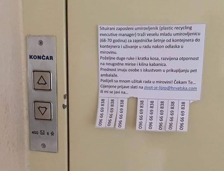 Netko se htio našaliti putem oglasa, no ovaj je tekst zapravo jako tužan