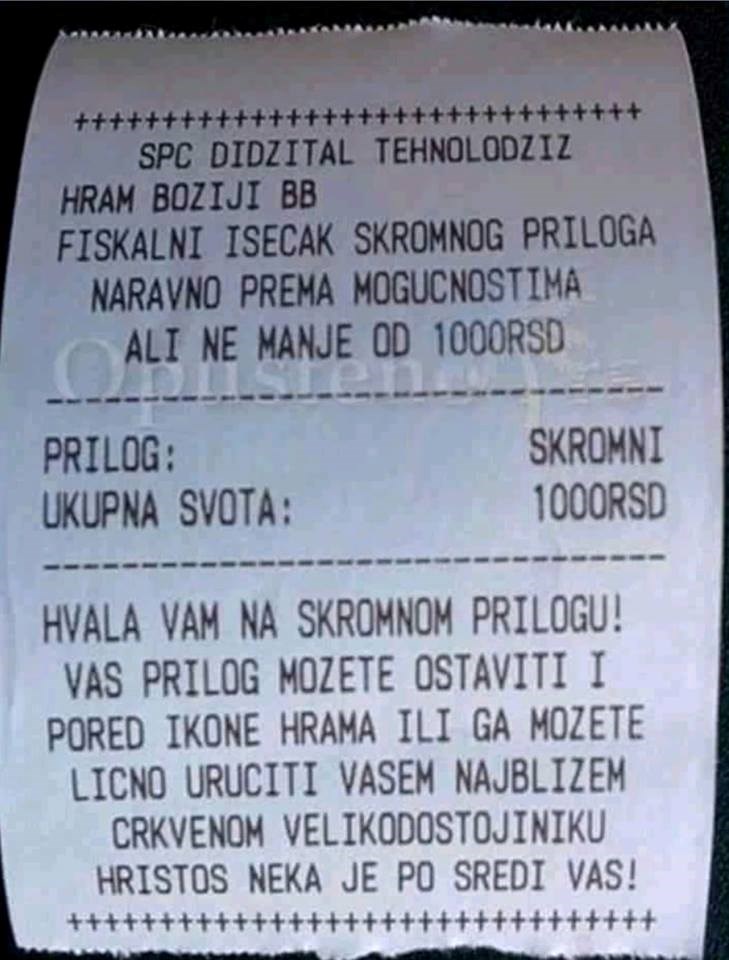 Svaka bi crkva ovo mogla uvesti u skoroj budućnosti i to nas ne bi začudilo