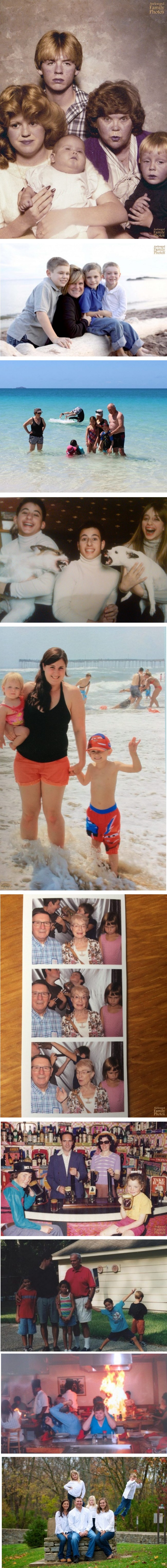 Na ovim obiteljskim fotografijama dogodilo se nešto jako čudno