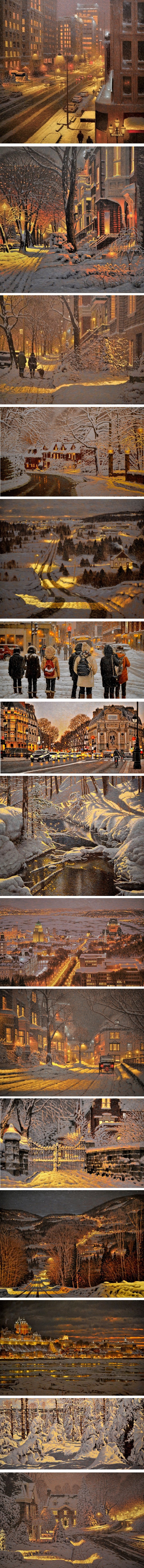 Poznati kanadski umjetnik stvara tople slike koje mnogi zamijene za fotografije