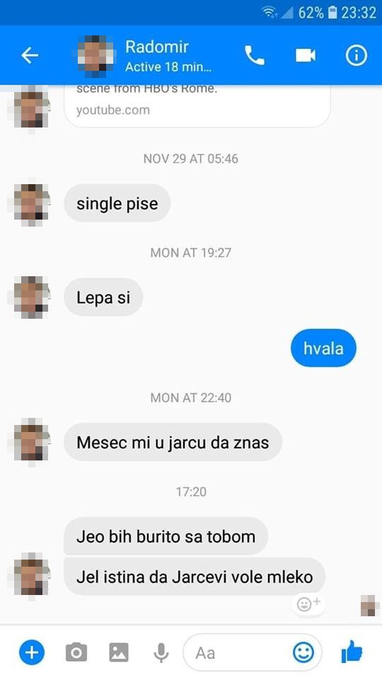Facebook je postao mjesto za "udvaranja", a upadi su često slični ovome