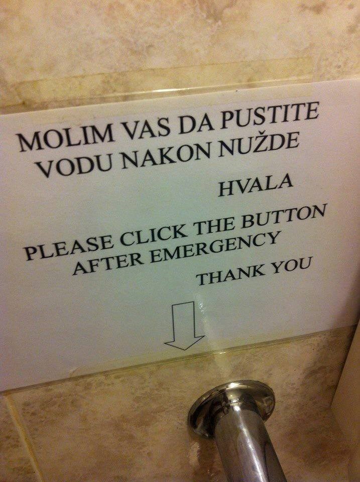 Još jedan očajan prijevod koji je nasmijao cijelu regiju