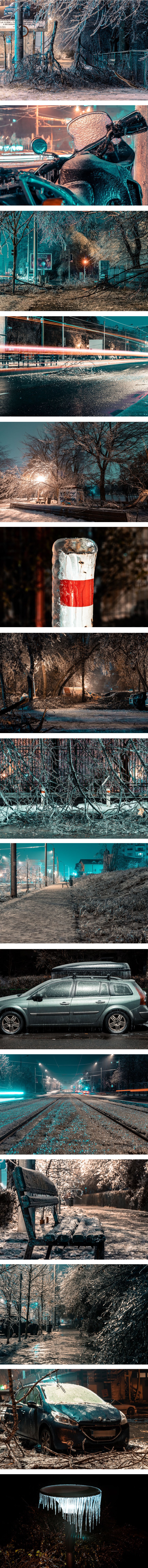 Fotograf snimio zaleđeni grad čije su ulice izgledale kao iz znanstveno fantastičnih filmova