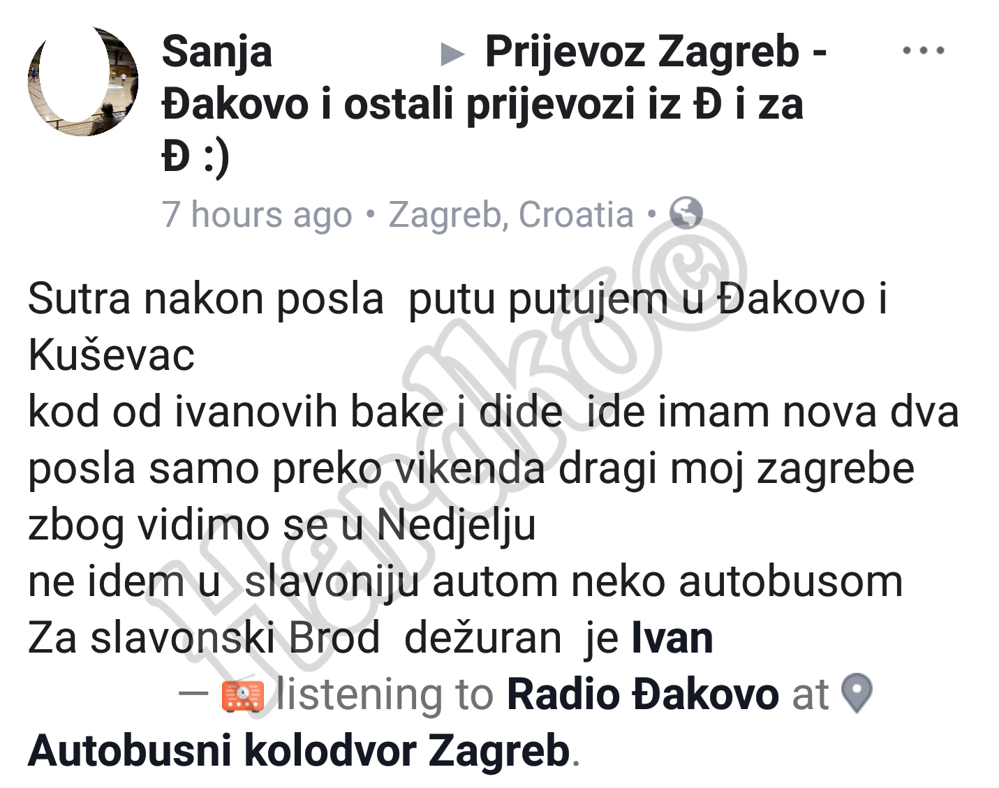 Žena na Facebooku napisala previše o svom putovanju i nasmijala mnoge