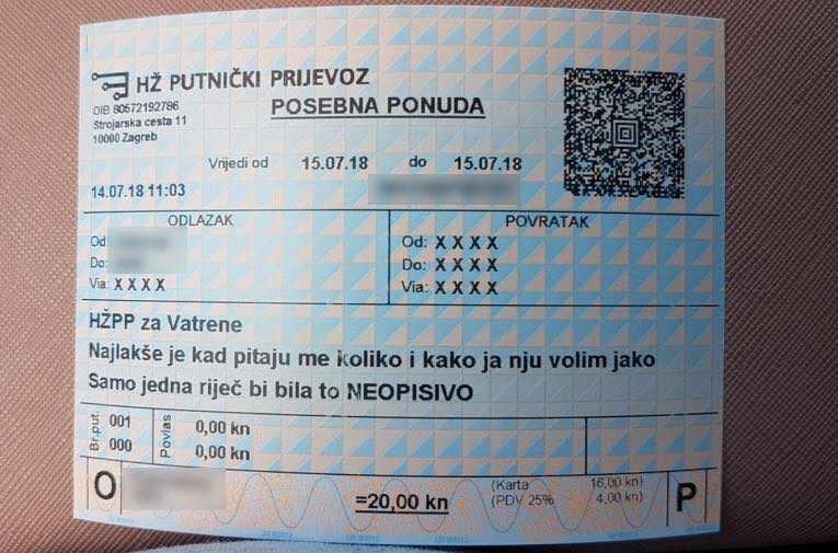 HŽ iznenadio putnike posebnom porukom zbog današnje utakmice