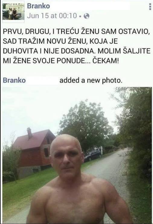 Ostavio je tri žene i sada traži onu pravu