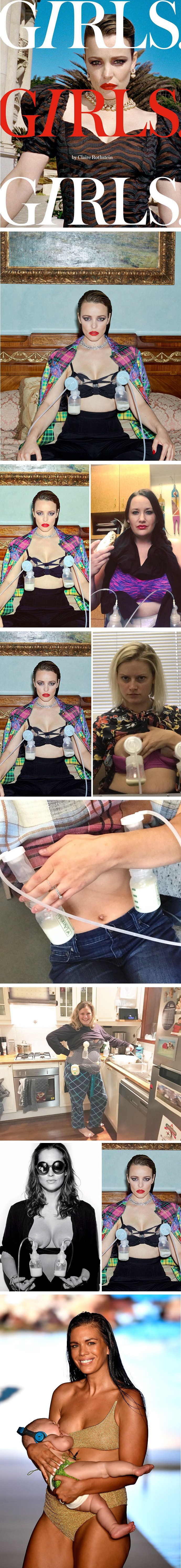 Rachel McAdams pozirala za naslovnicu za vrijeme izdajanja mlijeka 