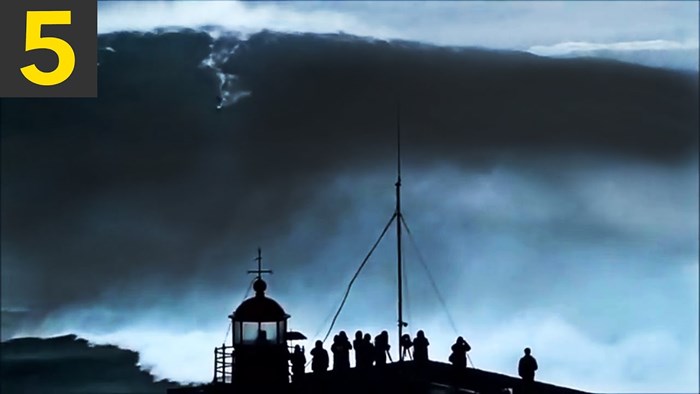 Top 5 najvećih i najjačih valova zabilježenih kamerom 