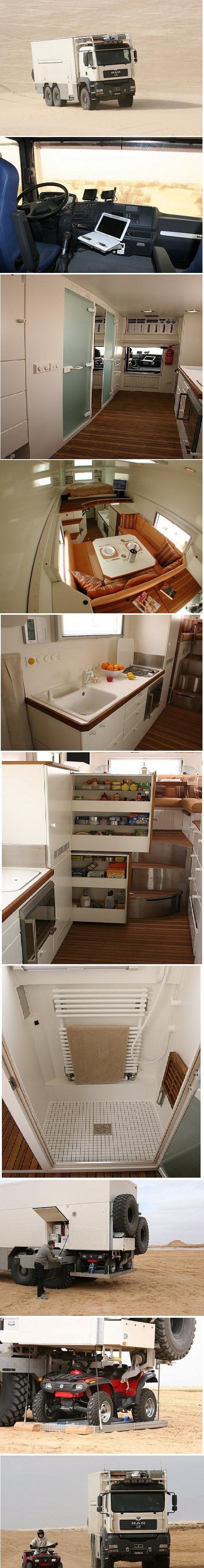 Unutrašnjost ovog kamiona savršen je dom koji će vas ostaviti bez teksta