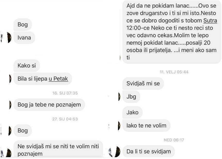 Neodlučni mladić poslao je gomilu poruka djevojci koja mu se svidjela vani