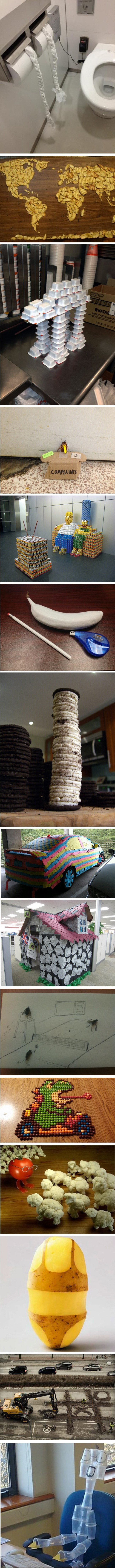 Njima je bilo jako dosadno, a to je rezultiralo ovim kreativnim radovima