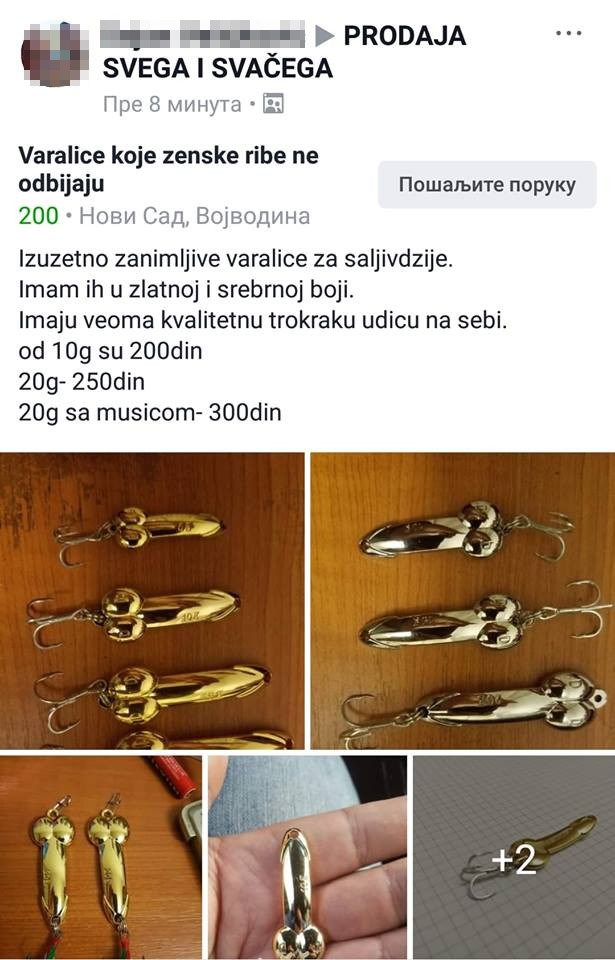 Ovaj čovjek prodaje posebne udice koje su namijenjene pravim šaljivdžijama 