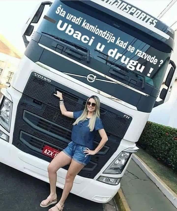 Što radi kamiondžija nakon rastave braka? Piše vam na ovom vozilu!