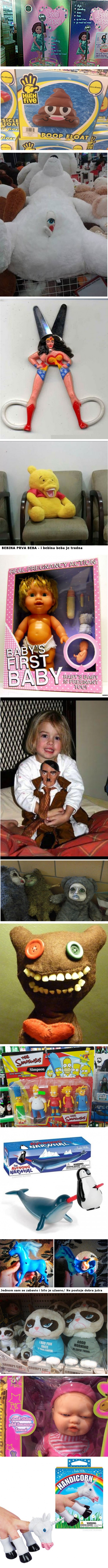 Galerija smiješnih i pomalo jezivih igračaka ostavit će vas bez teksta