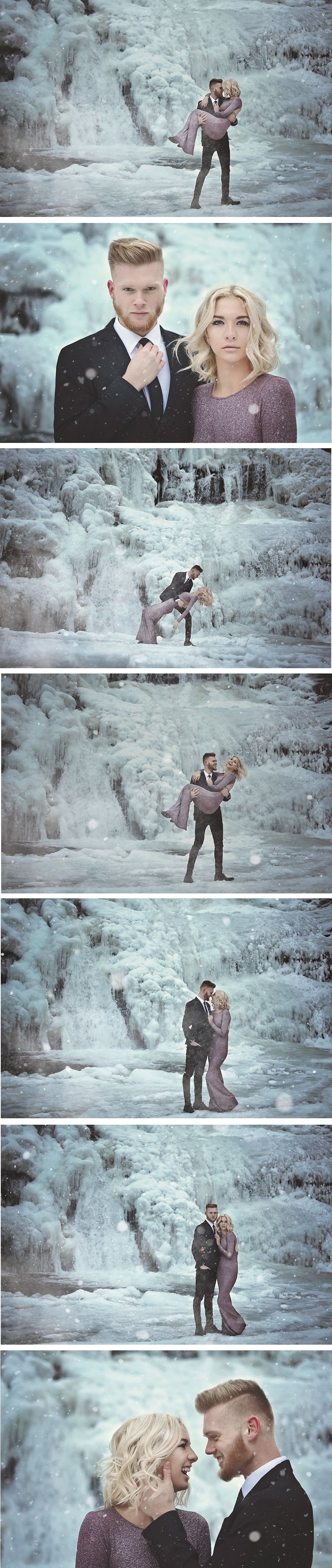 Bili su hrabri i fotkali se unatoč minusu te dobili čarobne zaručničke fotke 