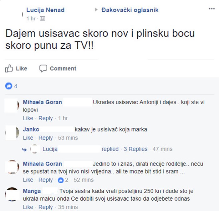 Ovo se događa samo na Balkanu - Na Facebook oglasniku drama veća od onih u sapunicama