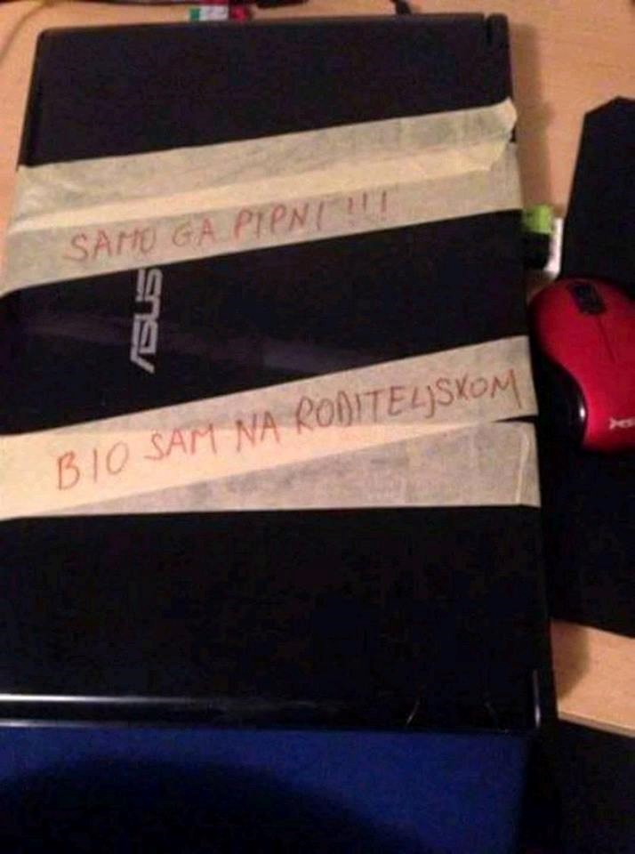 Netko nije bio dobar u školi pa ga je doma dočekalo "pismo" ljutog roditelja