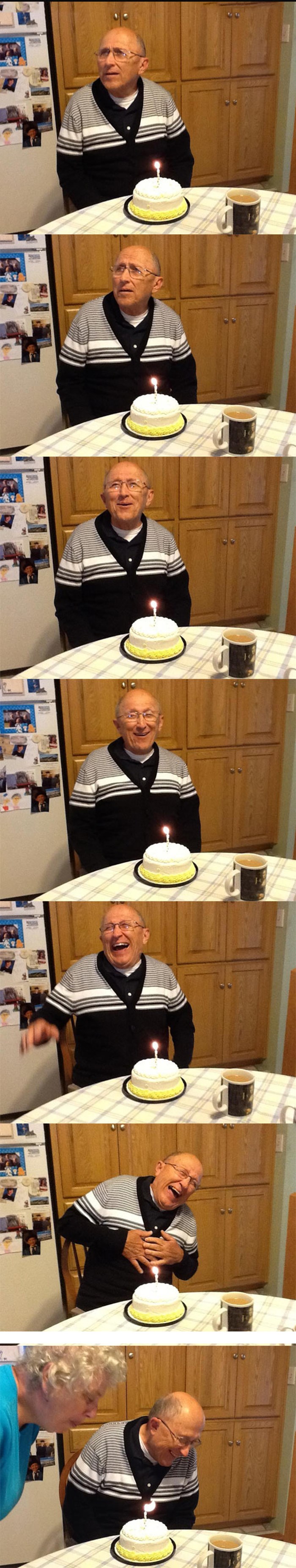 Čovjek koji ima alzheimerovu bolest saznao da mu je rođendan, reakcija sve govori 