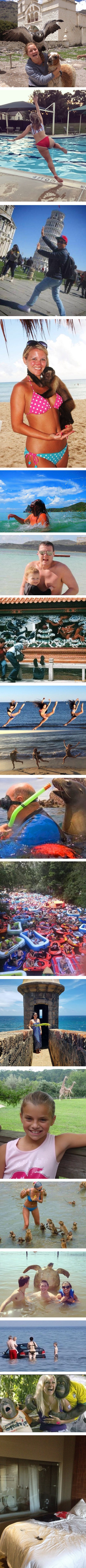 Oni su neplanski dobili smiješne fotke s godišnjeg odmora koji nikada neće zaboraviti 