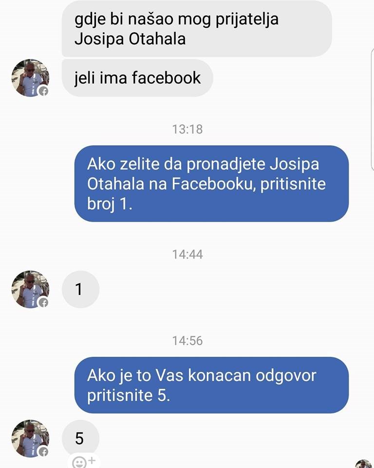 Stariji gospodin htio je pronaći prijatelja na Faceu pa slijedio besmislene upute