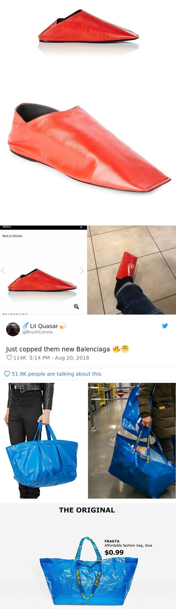 Šveđani obećali napraviti kopiju Balenciaginih cipela ako dobiju određeni broj lajkova na fotku