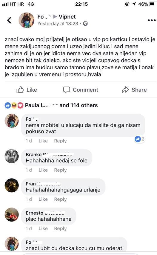 Prijatelj ga ostavio zaključanog u stanu pa se pokušao snaći na ovaj način