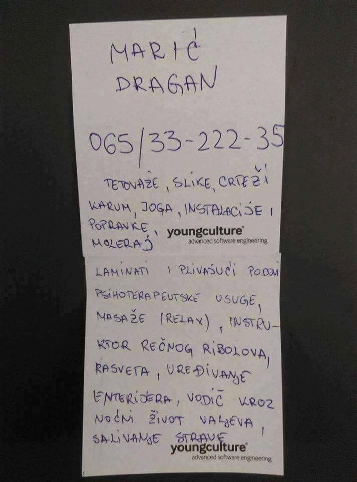 Ovaj gospodin je svestran, a u to će vas uvjeriti njegov urnebesni oglas