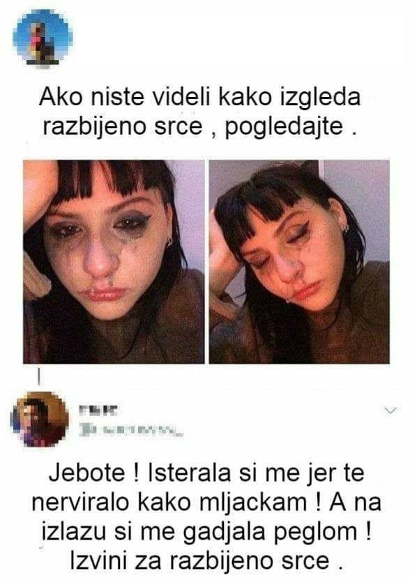 Putem Facebooka je obznanila da joj je slomljeno srce, a onda se oglasio njezin bivši