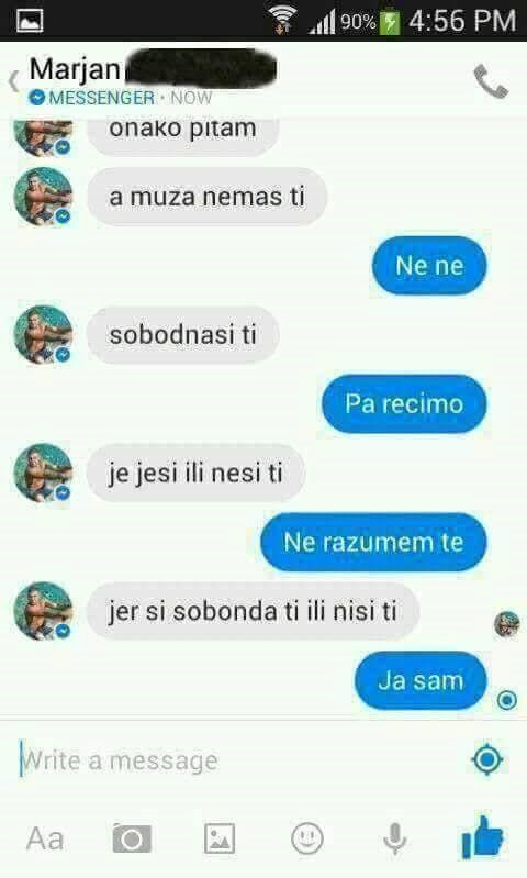 Facebook upadi uvijek su smiješni, osobito kada dolaze od nepismenih muškaraca 