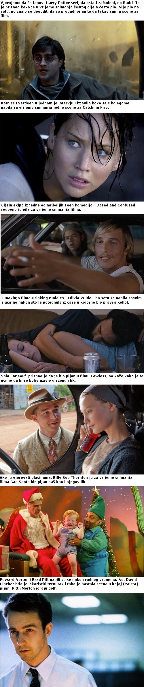 Ovi poznati glumci bili su pijani na setovima za vrijeme snimanja filmova