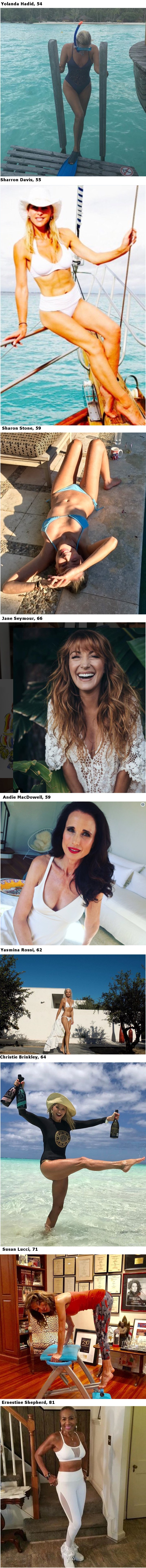 9 predivnih žena koje imaju više od 50 potaknut će vas na rad i brigu o sebi