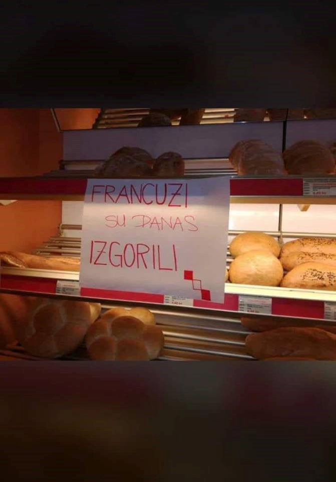 Još jedna pekara ima sjajnu poruku za svoje kupce vezano uz utakmicu