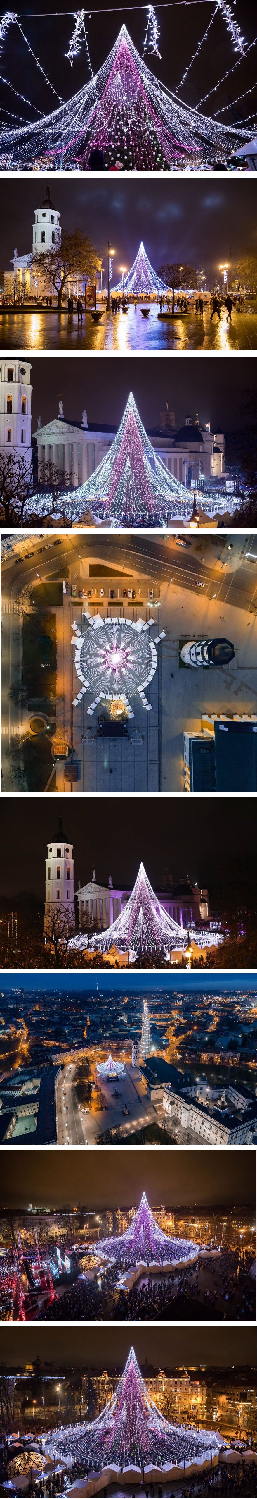 Spektakularno božićno drvce napravljeno od 70 000 žaruljica i više od 2 500 ukrasa