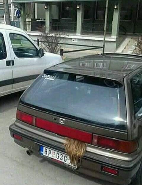 Ovaj je automobil izazvao gomile pogleda, a možda i pokoju prijavu policiji 