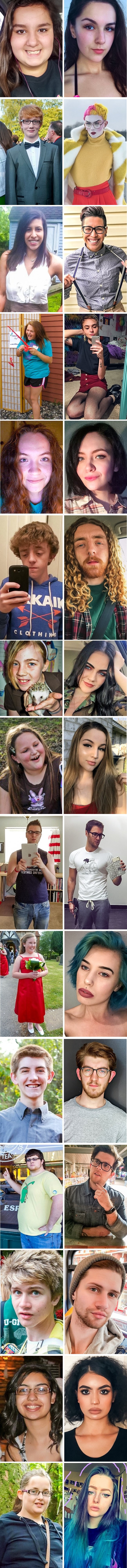 Novi trend: Ljudi uspoređuju sadašnje i fotografije od prije 6 godina, a razlike su nevjerojatne