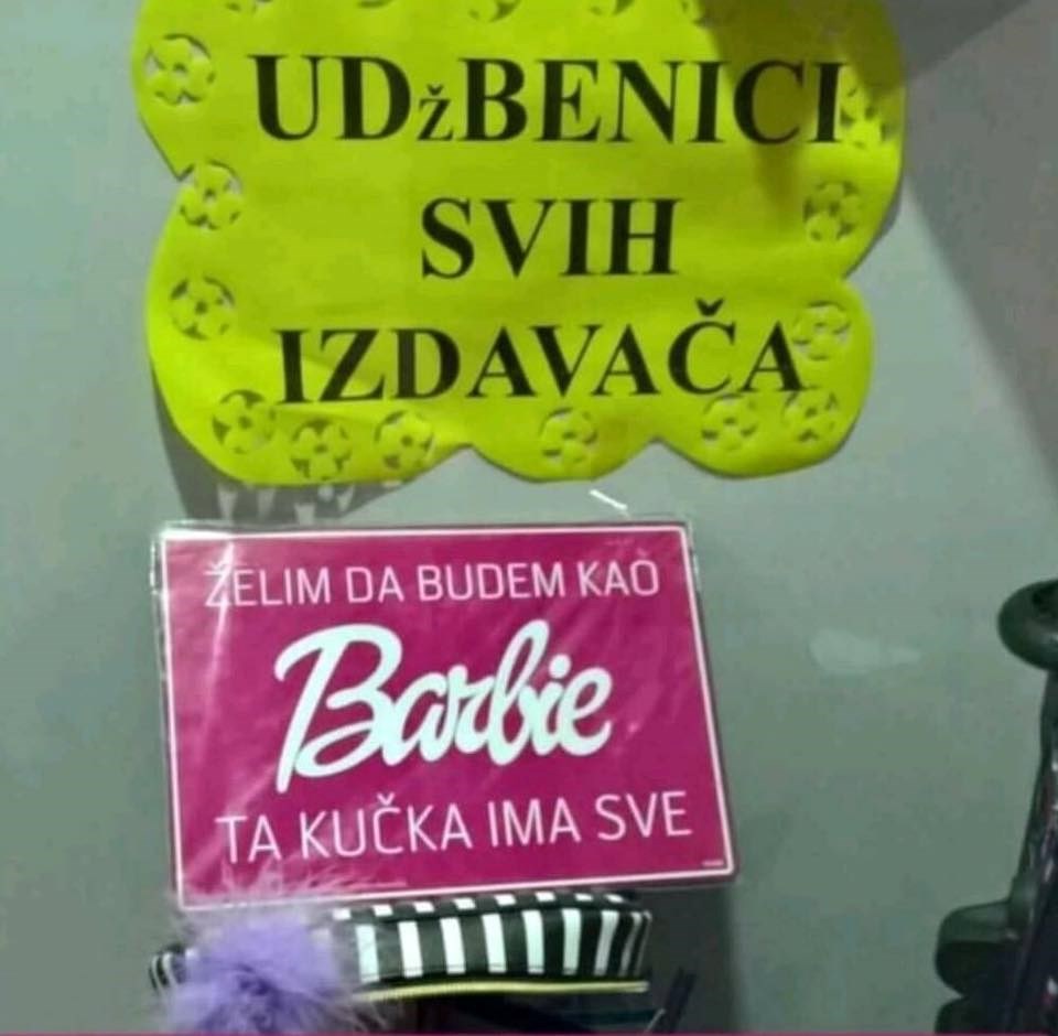 Uz udžbenike za djecu, u knjižari prodaju nešto potpuno neprimjereno 