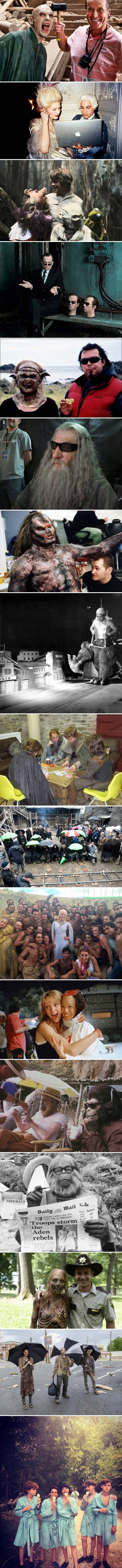 Rijetke fotke s filmskih setova otkrivaju prizore koje nikad ne bismo vidjeli na ekranima