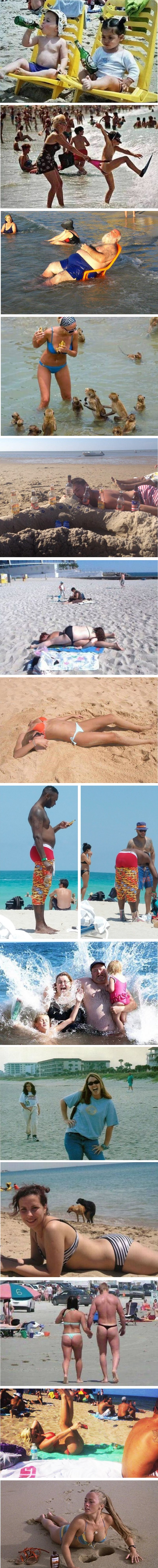 Plaže su prepune čudnih prizora i ljudi, a ove fotke to dokazuju