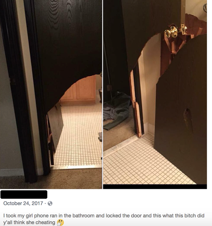 Uzeo je telefon svoje djevojke i zaključao se u kupaonicu, a ovo je njezina reakcija
