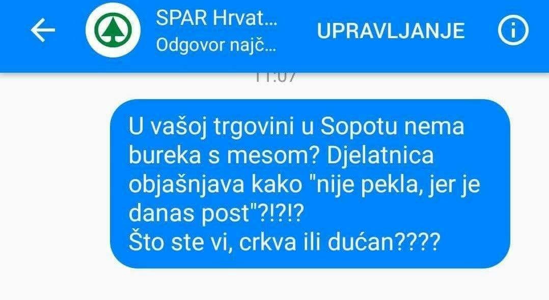 Htio je burek s mesom, a nije ga dobio iz urnebesnog razloga