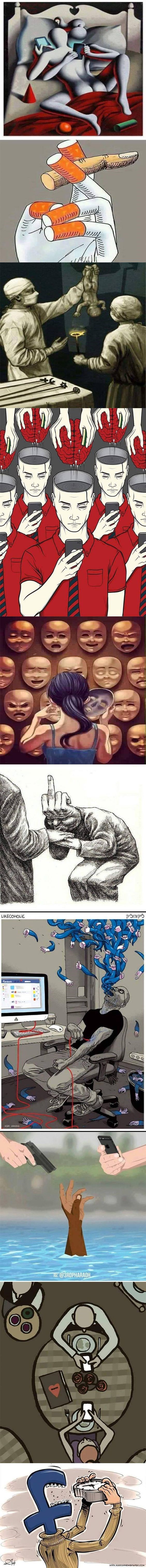 Ove su ilustracije savršena slika današnjeg društva