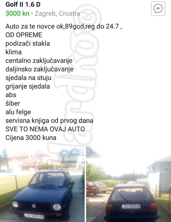 Ovaj čovjek ima urnebesnu taktiku za prodaju Golfa 