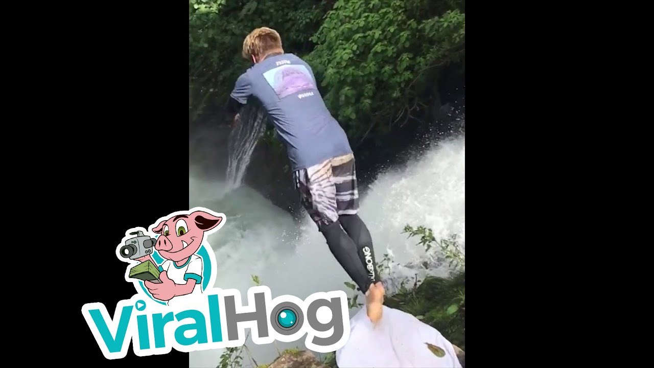 Skočio je s vodopada s kojeg bi se rijetko koja osoba usudila baciti