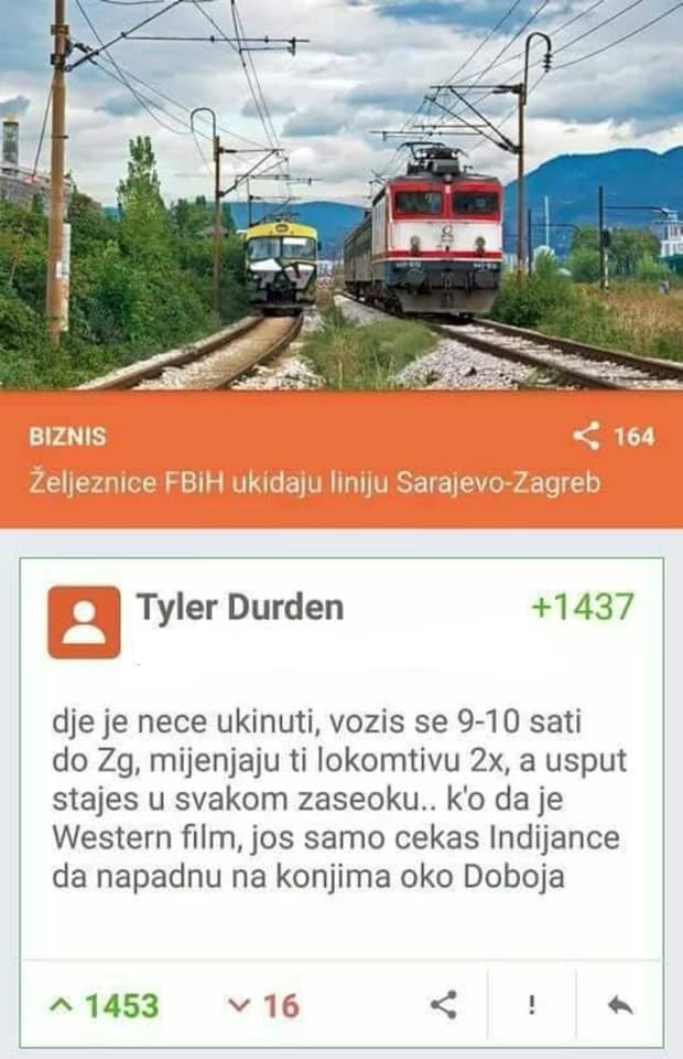 Nakon što su ukinuli liniju Sarajevo-Zagreb, netko objasnio zašto je to dobro