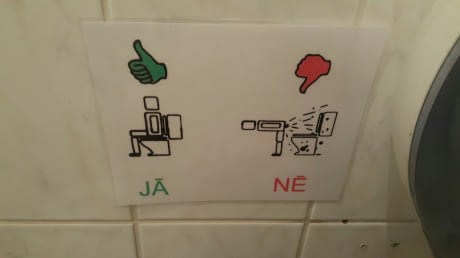 Upute za korištenje wc-a