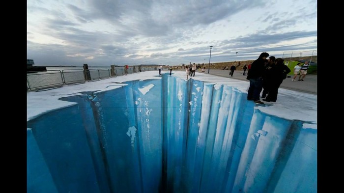 Pogledajte kako se radi 3d street art