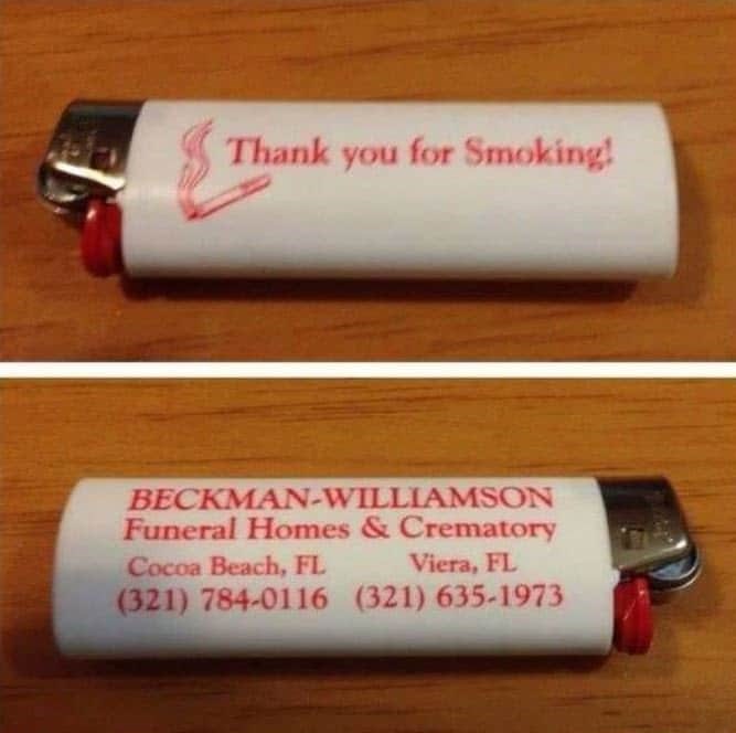 Kako vam se sviđa ovaj natpis na upaljaču? 