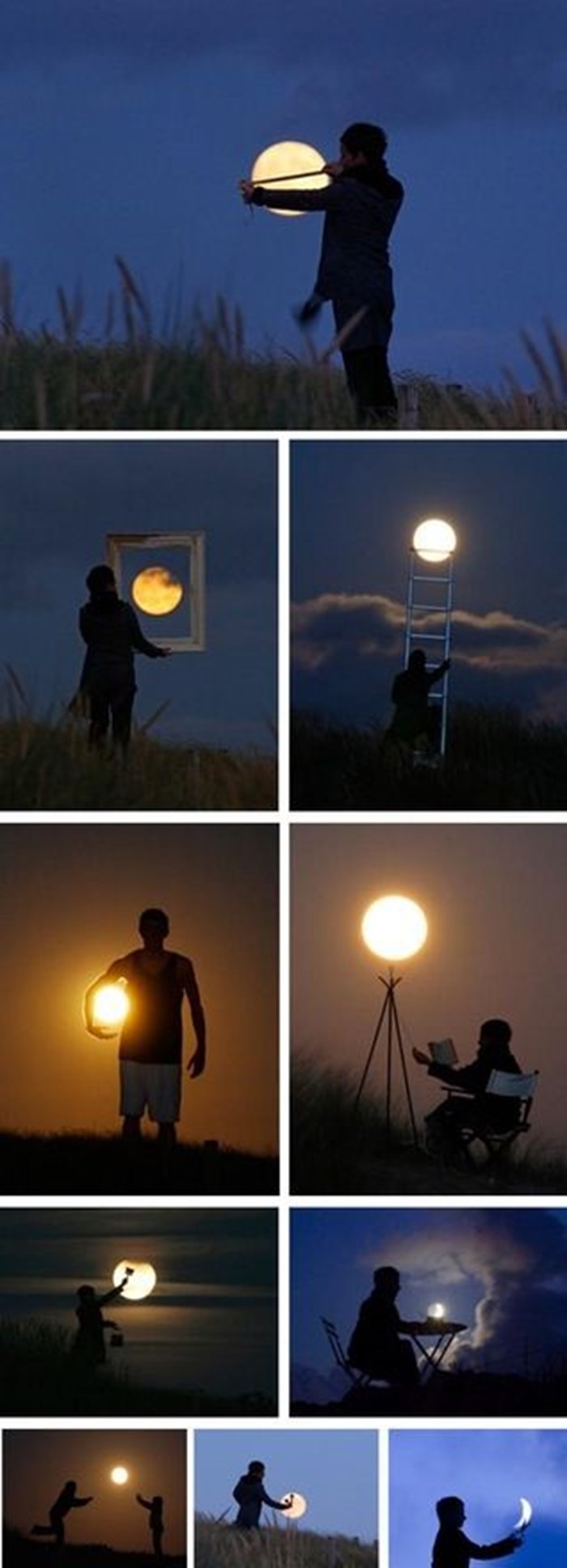 Odlični primjeri za poziranje i fotkanje dok je pun mjesec! 
