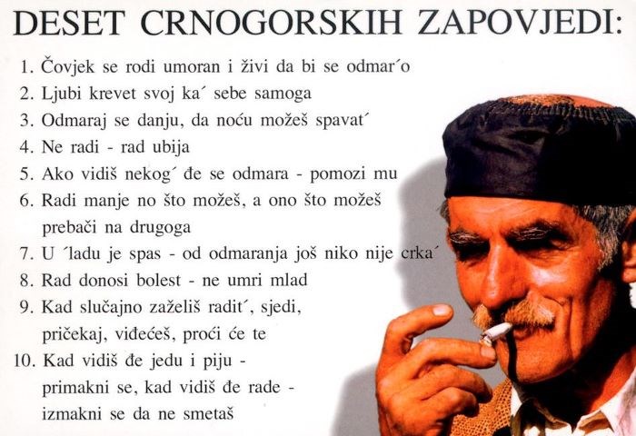Crnogorskih 10 zapovijedi